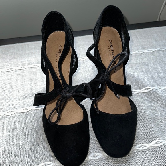 Christian Siriano Shoes - Black closed toe heels size 8 Women’s